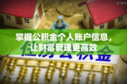 绥滨掌握公积金个人账户信息，让财富管理更高效