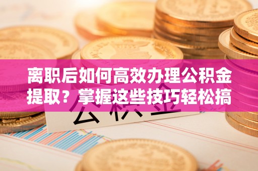 绥滨离职后如何高效办理公积金提取？掌握这些技巧轻松搞定
