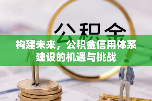 绥滨构建未来，公积金信用体系建设的机遇与挑战